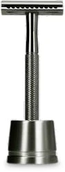 Bambaw Metal Safety Razor Black + Stand