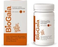 BioGaia Protectis For Immune System With Vitamin D+ 90 Chewable Tablets