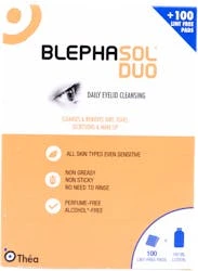 Blephasol Duo Daily Eyelid Cleansing Wipes 100 Pack