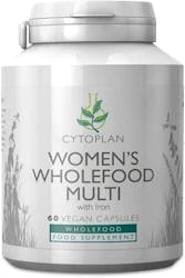 Cytoplan Women's Wholefood Multi With Iron 60 Capsules