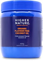 Higher Nature Organic Flavour Free Coconut Oil 400g