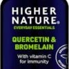 Higher Nature Quercetin & Bromelain 60 Capsules