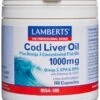 Lamberts Cod Liver Oil 1000mg 180 Capsules