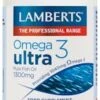 Lamberts Omega 3 Ultra Pure Fish Oil 1300mg 60 Capsules
