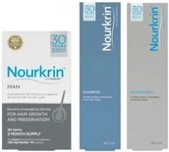 Nourkrin Man Value Pack 3 Month Supply With Conditioner And Shampoo