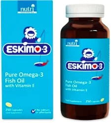 Nutri Advanced Eskimo-3 Pure Omega-3 Fish Oil 250 Capsules 3 Nutri Advanced Eskimo-3 Pure Omega-3 Fish Oil 250 Capsules