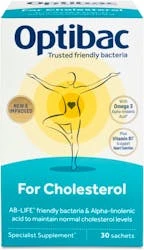 Optibac Probiotics For Your Cholesterol 30 Sachets