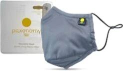 Paxonomy Washable High Filtration Face Mask Grey With Pouch
