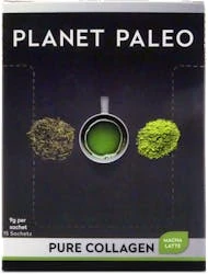 Planet Paleo Pure Collagen Matcha Latte 15 Sachets 3 Planet Paleo Pure Collagen Matcha Latte 15 Sachets