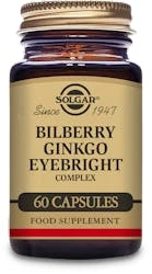 Solgar Bilberry Ginkgo Eyebright Complex 60 Capsules