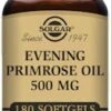 Solgar Evening Primrose Oil 500mg 180 Softgels -Beauty Shop solgar evening primrose oil 500 mg 180 softgels 60398146