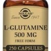 Solgar L-Glutamine 500mg 250 Capsules 1 Solgar L-Glutamine 500mg 250 Capsules -Beauty Shop solgar l glutamine 500 mg 250 capsules 373628520