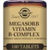 Solgar Megasorb Vitamin B-Complex 100 Tablets -Beauty Shop solgar megasorb vitamin b complex 100 tablets 587458603