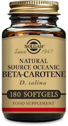 Solgar Natural Source Oceanic Beta-Carotene 180 Softgels