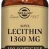 Solgar Soya Lecithin 1360mg 100 Softgels -Beauty Shop solgar soya lecithin 1360 mg 100 softgels 24776785