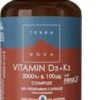 Terranova Vitamin D3 2000IU With Vitamin K2 100Ug Complex 100 Pack -Beauty Shop terranova vitamin d3 2 000iu with vitamin k2 100ug complex 100 s 1415995828